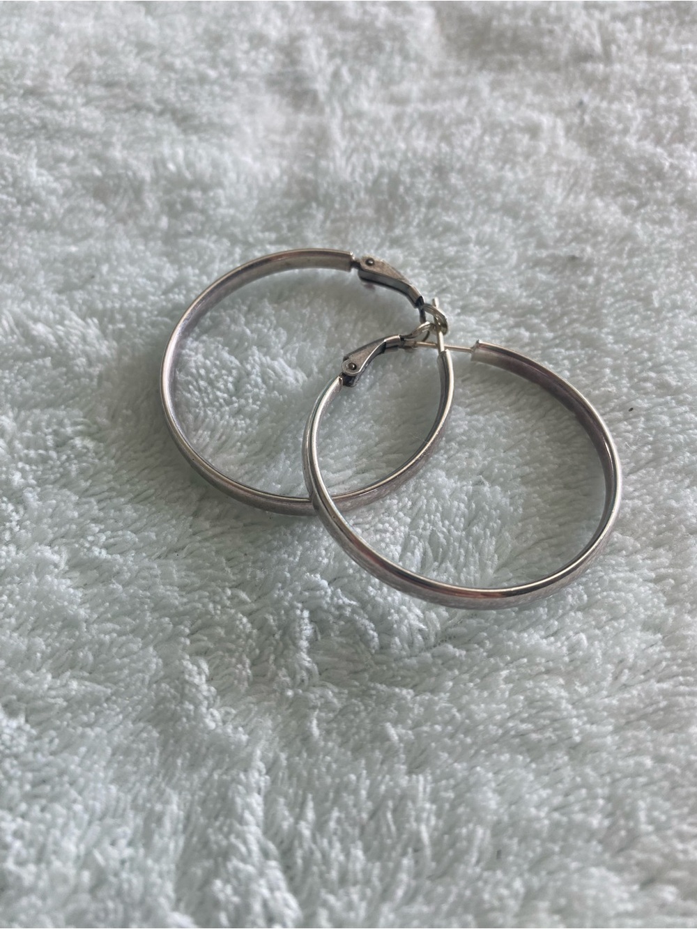 Classic Silver Hoop Earrings - Elegant Women’s Jewelry